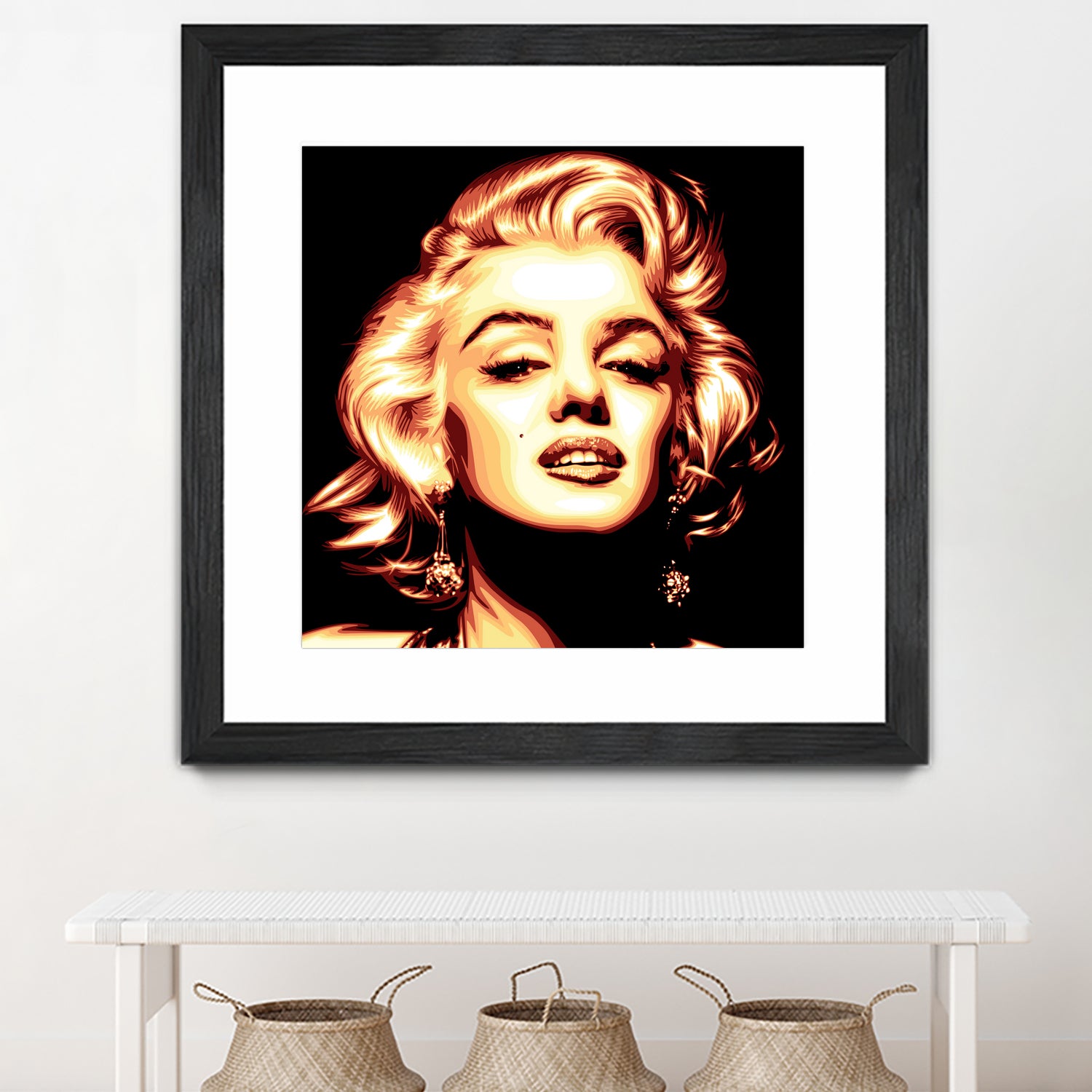 Marilyn Monroe by Harun Elibol on GIANT ART - white vector illustration