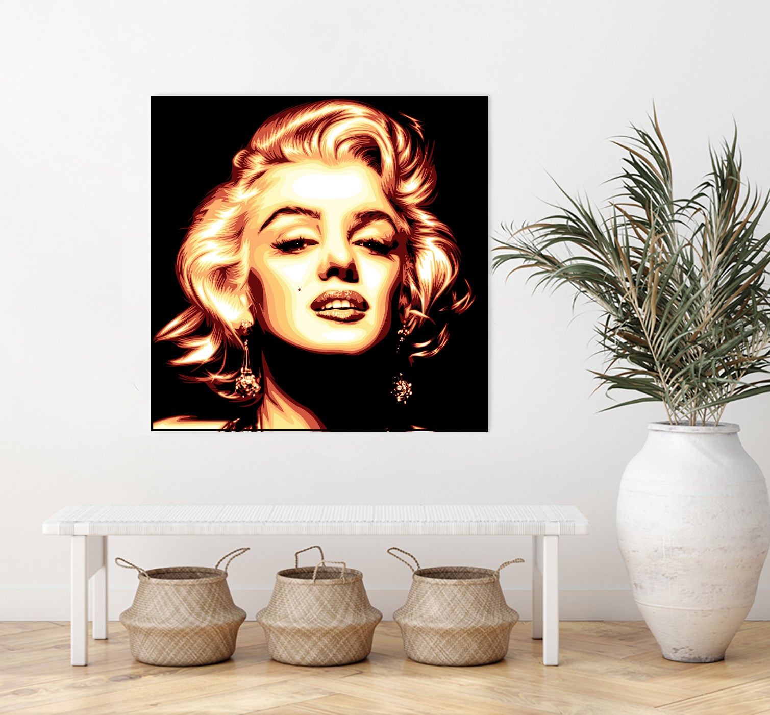 Marilyn Monroe by Harun Elibol on GIANT ART - white vector illustration