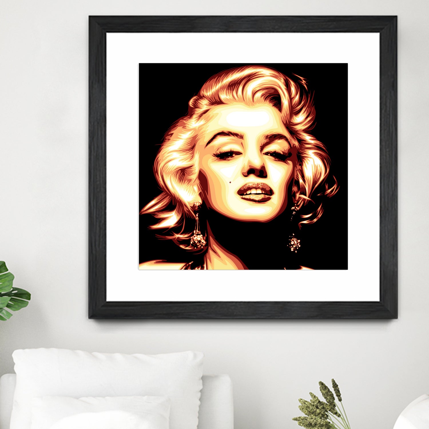 Marilyn Monroe by Harun Elibol on GIANT ART - white vector illustration