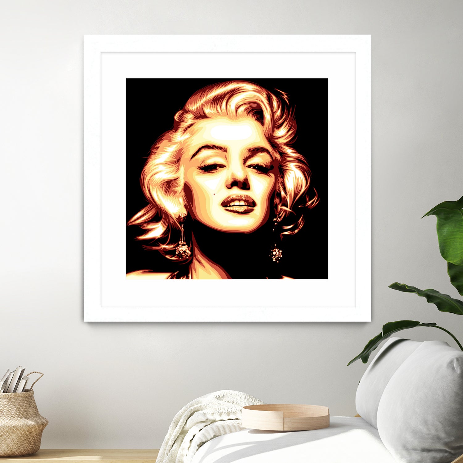 Marilyn Monroe by Harun Elibol on GIANT ART - white vector illustration