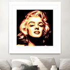 Marilyn Monroe by Harun Elibol on GIANT ART - white vector illustration