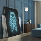 Astronaut by Octavian Mihai Mielu on GIANT ART - blue digital painting