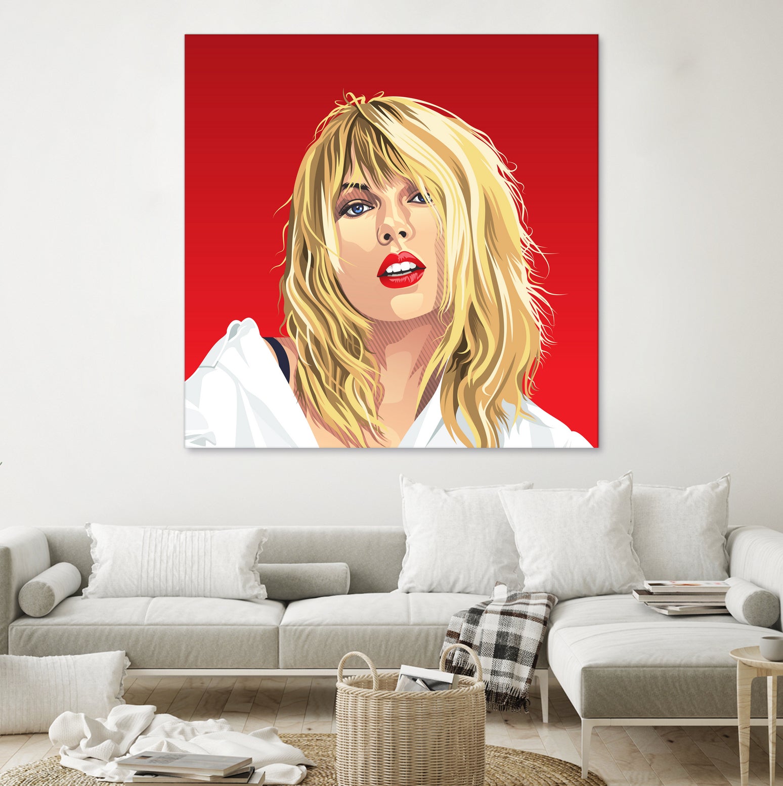 Taylor Swift RED by Laksana Ardie on GIANT ART - red photo illustration