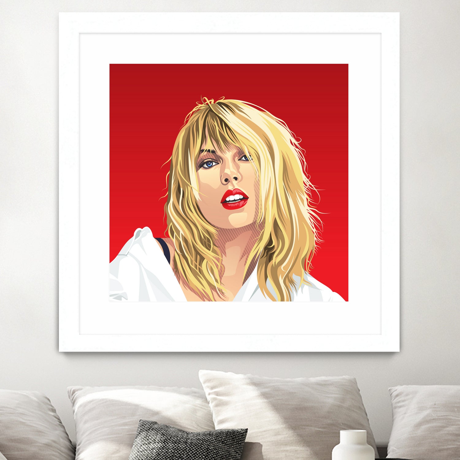 Taylor Swift RED by Laksana Ardie on GIANT ART - red photo illustration