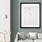 One Line nude by Christophe Louis on GIANT ART - brown digital drawing