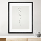 One Line nude by Christophe Louis on GIANT ART - brown digital drawing