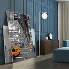 NYC - Yellow Cabs - Lehman Brothers by Ralph Frankenberg on GIANT ART - black photo illustration