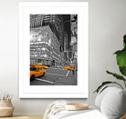 NYC - Yellow Cabs - Lehman Brothers by Ralph Frankenberg on GIANT ART - black photo illustration