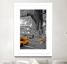 NYC - Yellow Cabs - Lehman Brothers by Ralph Frankenberg on GIANT ART - black photo illustration