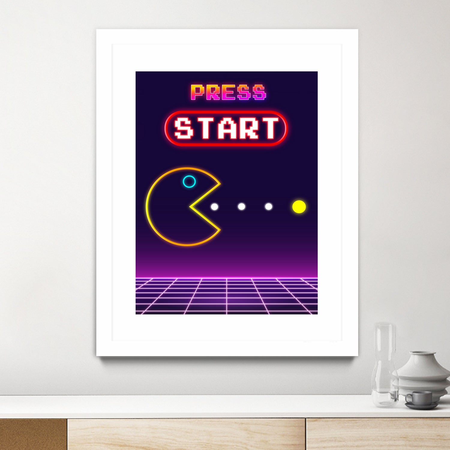 Pacman by ishan mishra on GIANT ART - white digital drawing