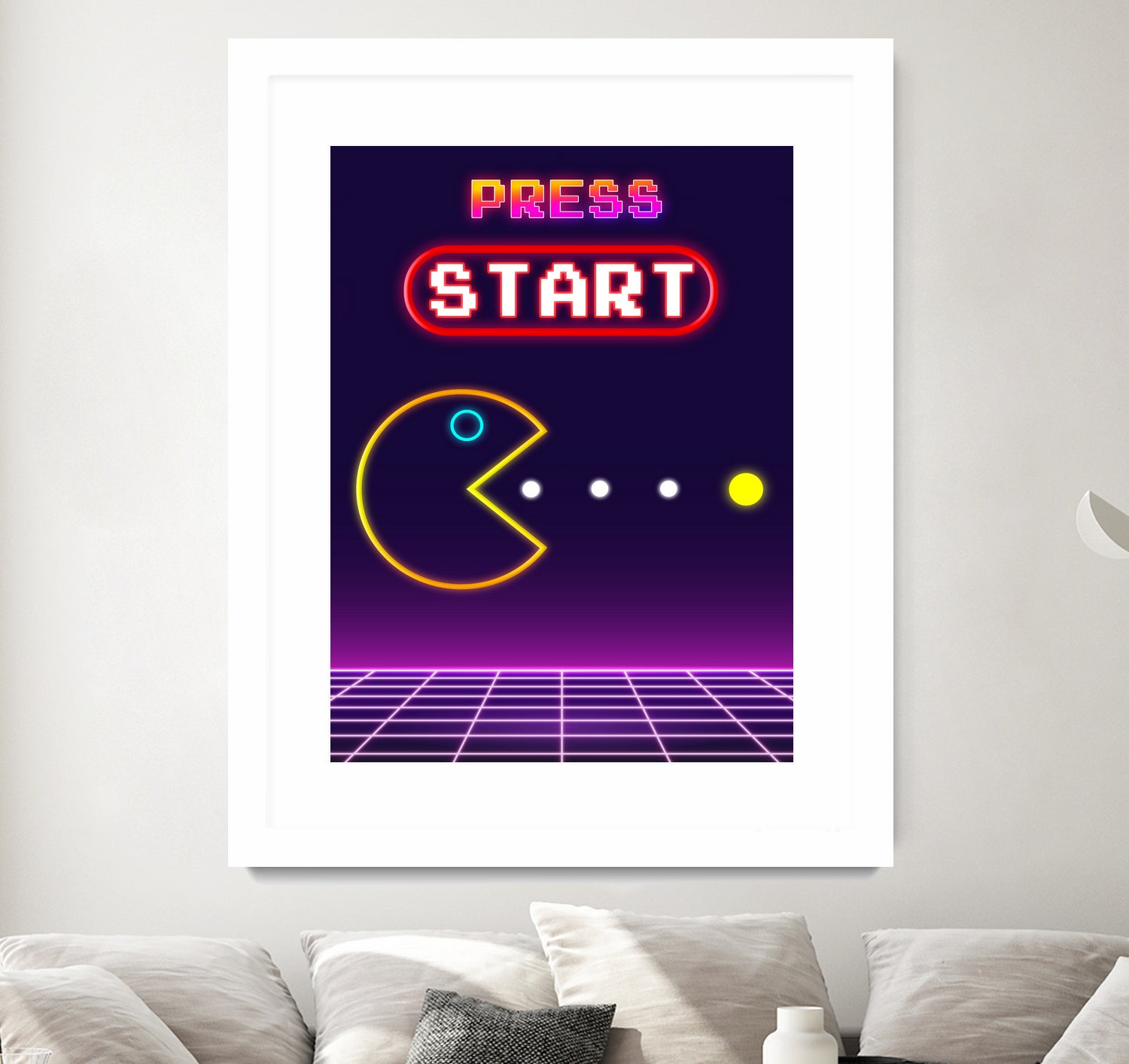 Pacman by ishan mishra on GIANT ART - white digital drawing