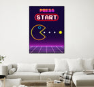 Pacman by ishan mishra on GIANT ART - white digital drawing