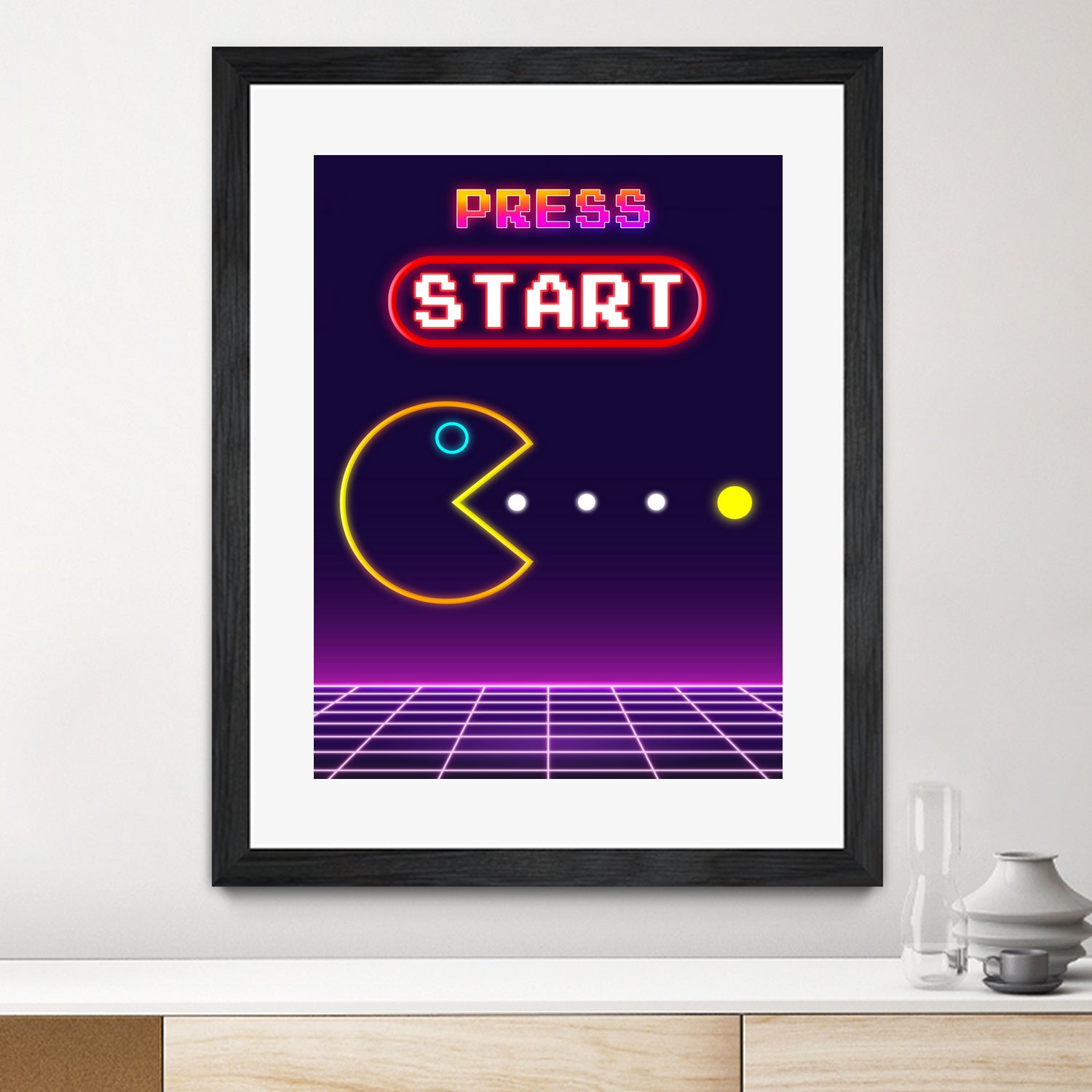 Pacman by ishan mishra on GIANT ART - white digital drawing