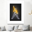 Freddy Mercury by Octavian Mihai Mielu on GIANT ART - yellow 3d art