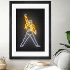 Freddy Mercury by Octavian Mihai Mielu on GIANT ART - yellow 3d art