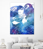 Nereid CXXXVI by Stevyn Llewellyn on GIANT ART - blue digital painting