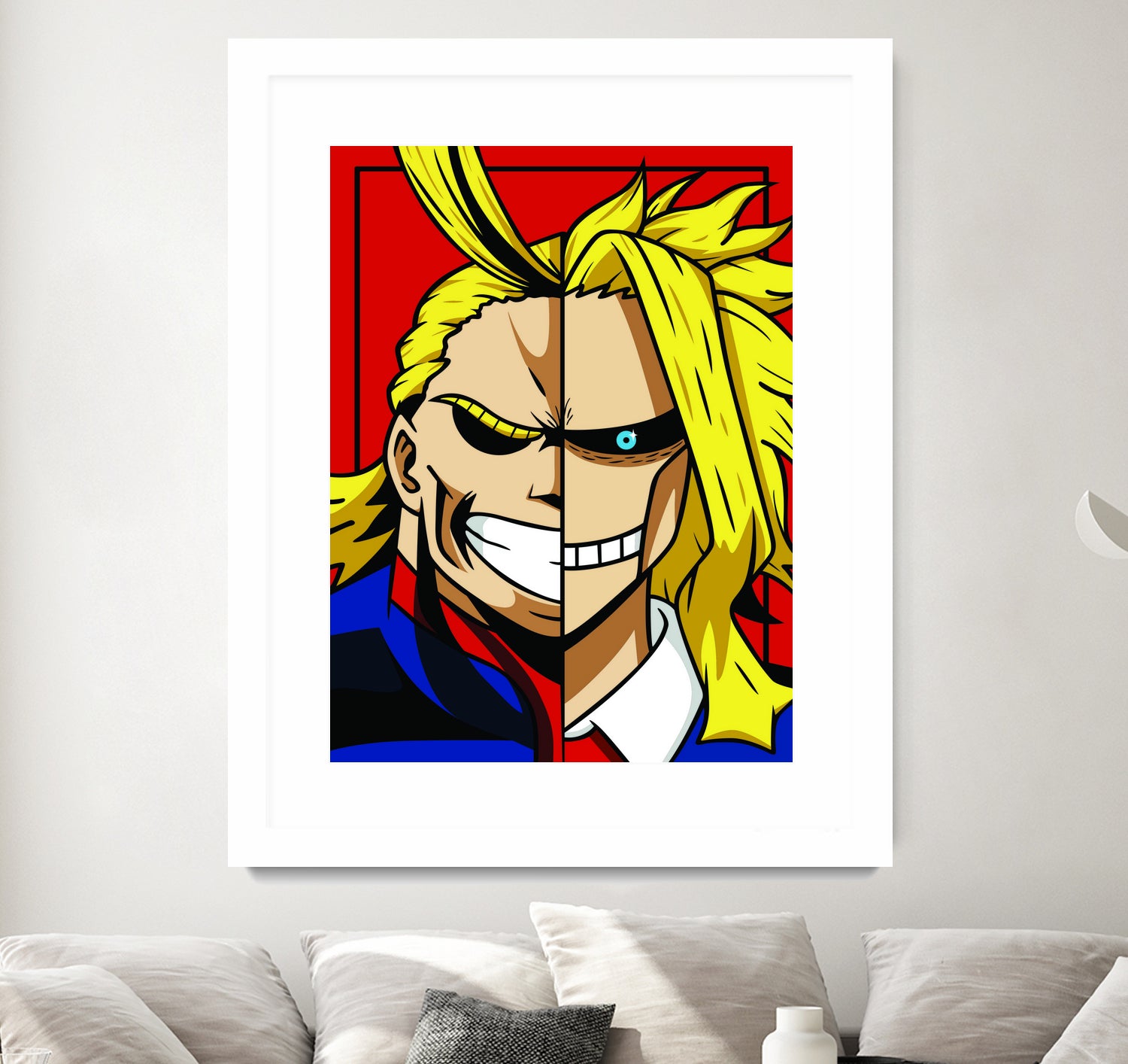 ALL MIGHT My Hero Academia by Muhamat Azmi Muna on GIANT ART - white character design