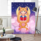 Sailor Moon by Enrique Valles on GIANT ART - orange vector illustration