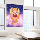 Sailor Moon by Enrique Valles on GIANT ART - orange vector illustration