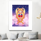 Sailor Moon by Enrique Valles on GIANT ART - orange vector illustration