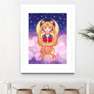 Sailor Moon by Enrique Valles on GIANT ART - orange vector illustration