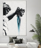 Perseus and  Medusa by Menelaos Trompoukis on GIANT ART - gray digital painting