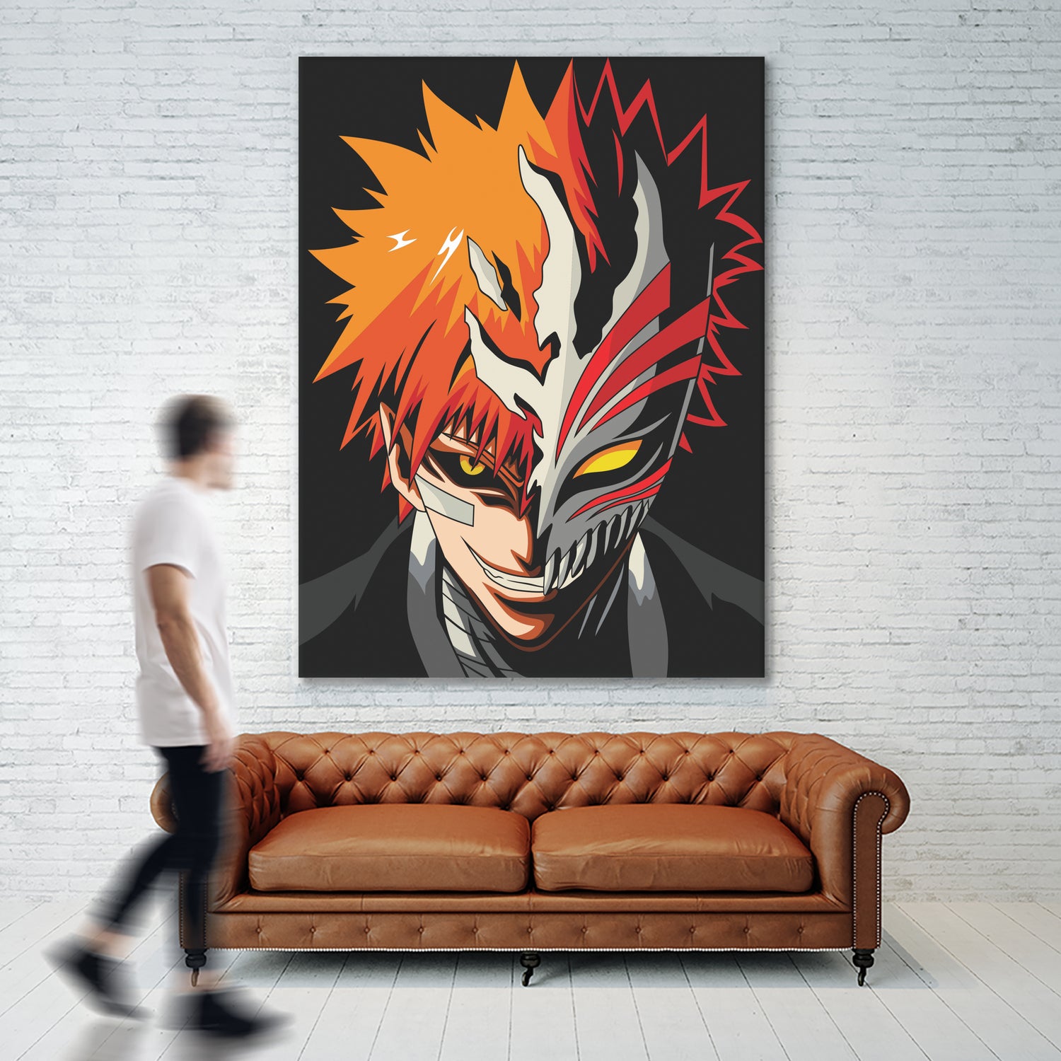 ICHIGO HOLLOW MASK Bleach by Muhamat Azmi Muna on GIANT ART - white character design