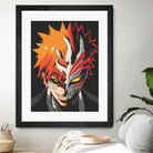 ICHIGO HOLLOW MASK Bleach by Muhamat Azmi Muna on GIANT ART - white character design