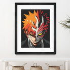 ICHIGO HOLLOW MASK Bleach by Muhamat Azmi Muna on GIANT ART - white character design