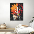 ICHIGO HOLLOW MASK Bleach by Muhamat Azmi Muna on GIANT ART - white character design