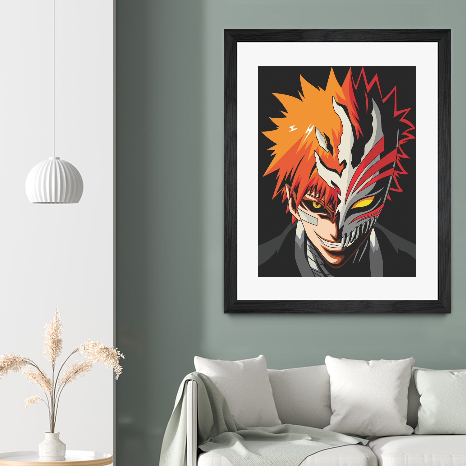 ICHIGO HOLLOW MASK Bleach by Muhamat Azmi Muna on GIANT ART - white character design