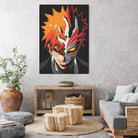 ICHIGO HOLLOW MASK Bleach by Muhamat Azmi Muna on GIANT ART - white character design