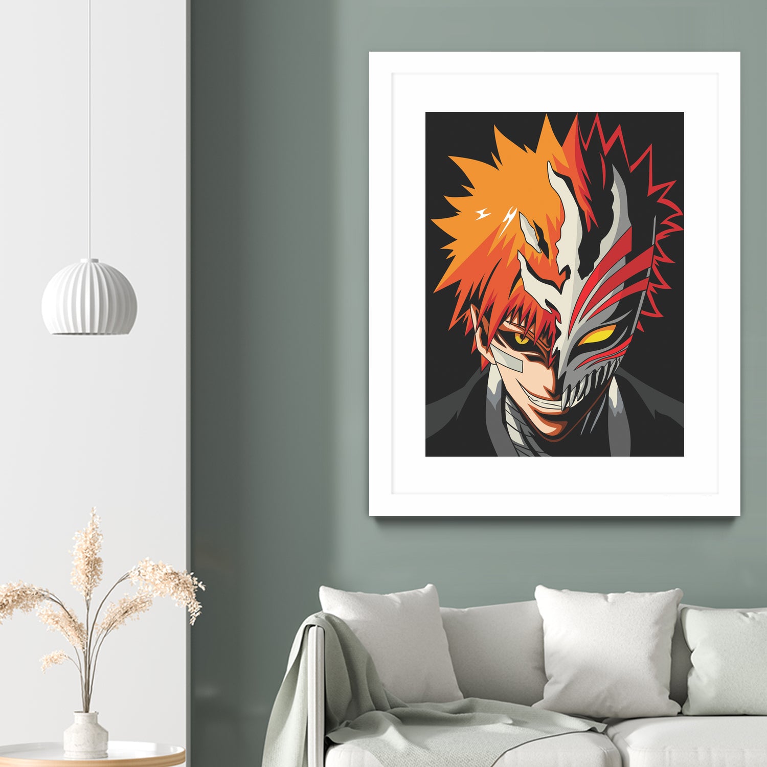 ICHIGO HOLLOW MASK Bleach by Muhamat Azmi Muna on GIANT ART - white character design