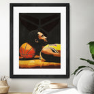 kobe bryant by Yusman Paringotan hotmartogi Pasaribu on GIANT ART - black photo illustration