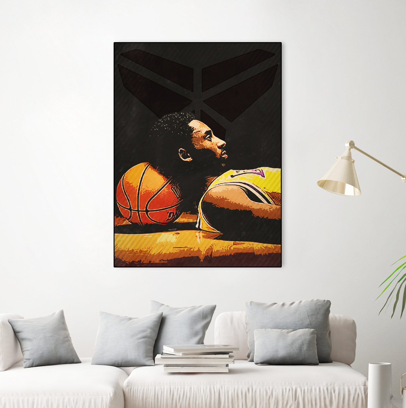 kobe bryant by Yusman Paringotan hotmartogi Pasaribu on GIANT ART - black photo illustration