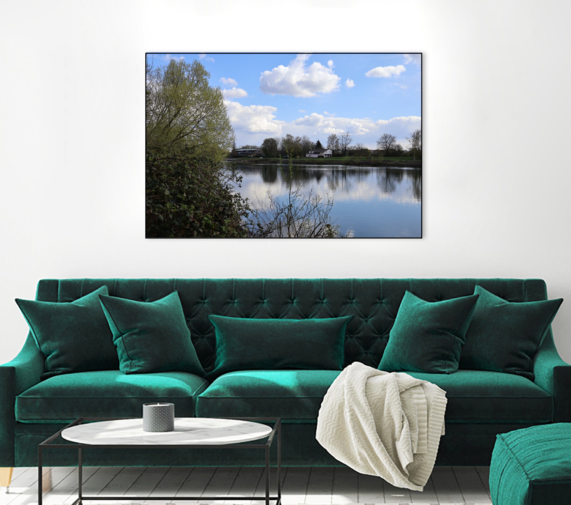 River by Angeliki Antimisari on GIANT ART - green photo illustration