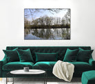 River reflection by Angeliki Antimisari on GIANT ART - green photo manipulation