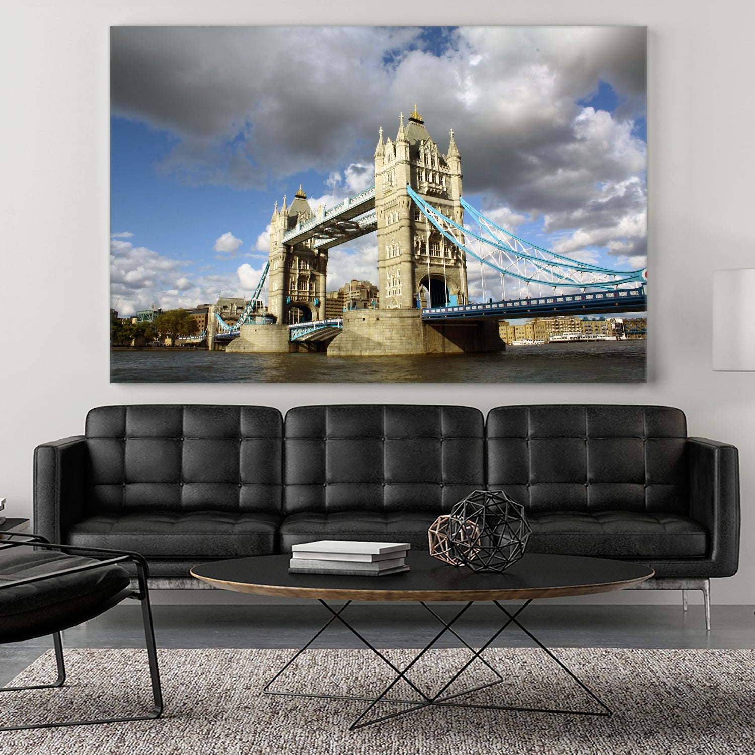 London Brigde by Angeliki Antimisari on GIANT ART - blue photo manipulation