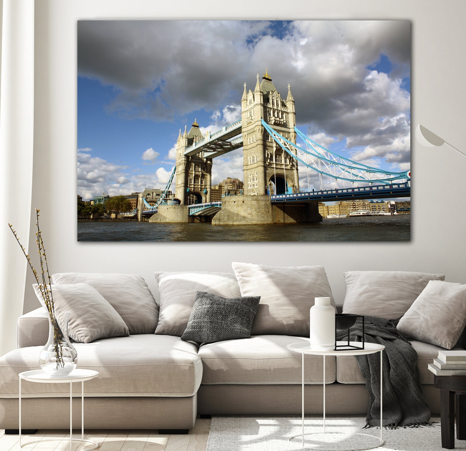 London Brigde by Angeliki Antimisari on GIANT ART - blue photo manipulation