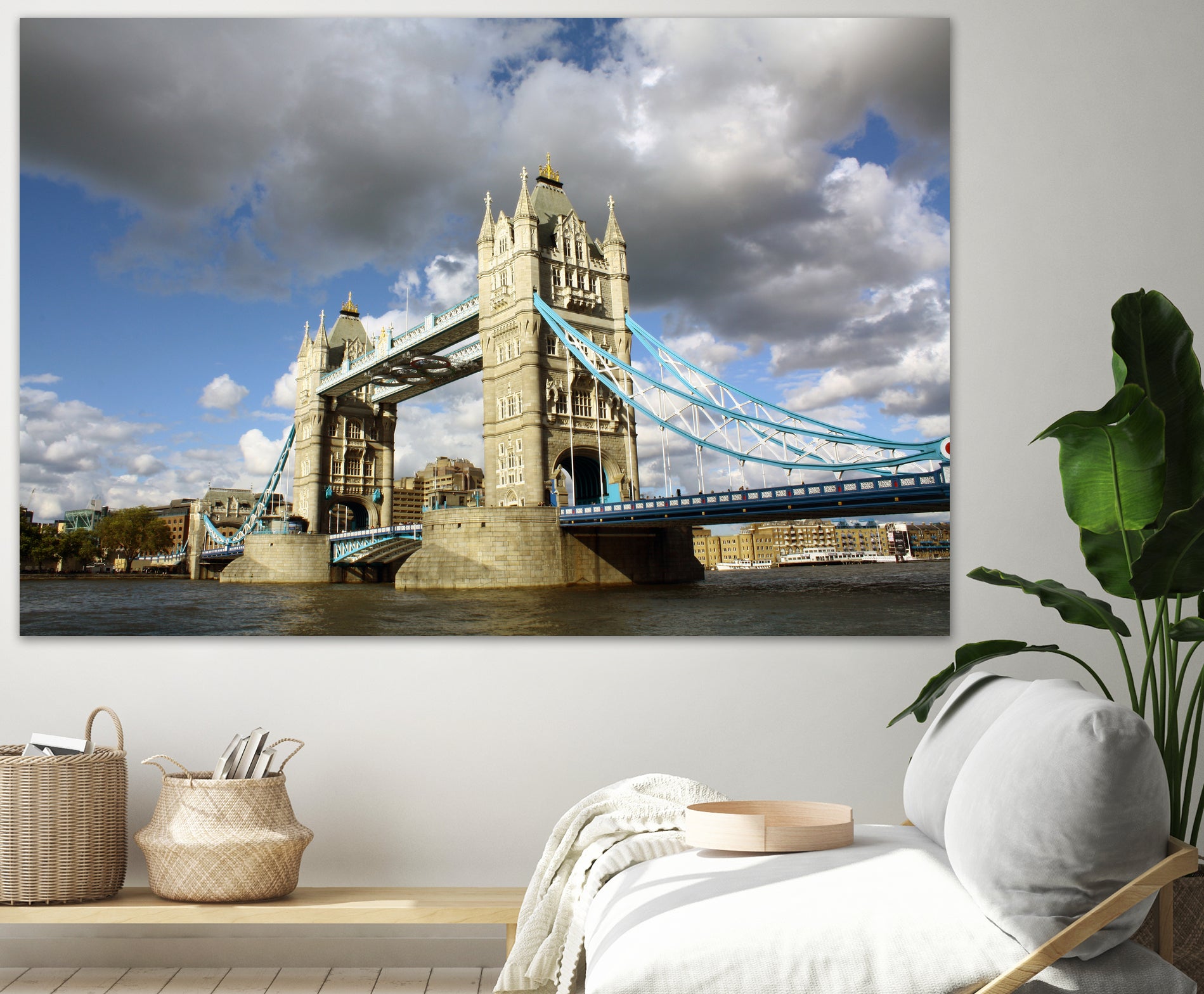 London Brigde by Angeliki Antimisari on GIANT ART - blue photo manipulation