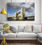 London Brigde by Angeliki Antimisari on GIANT ART - blue photo manipulation