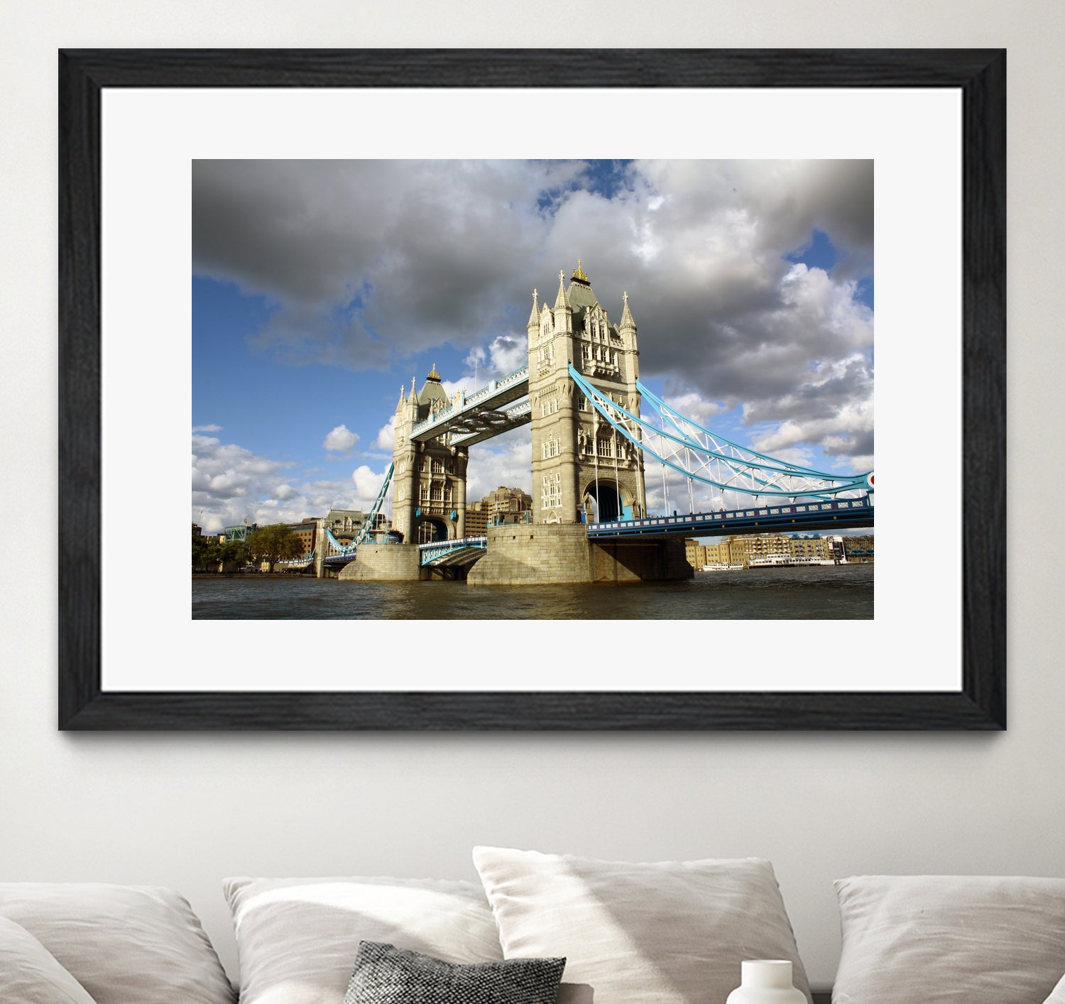 London Brigde by Angeliki Antimisari on GIANT ART - blue photo manipulation