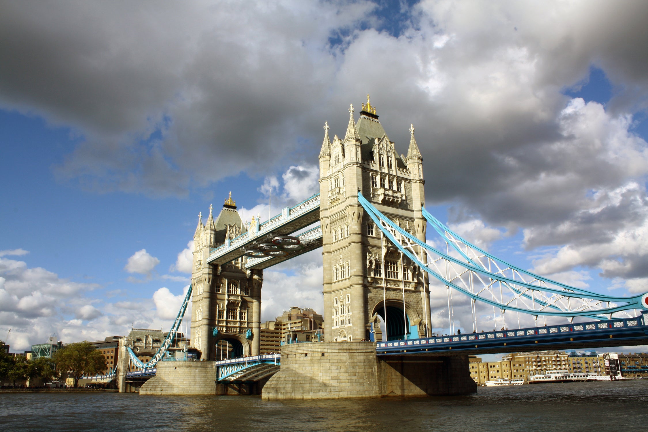 London Brigde by Angeliki Antimisari on GIANT ART - blue photo manipulation