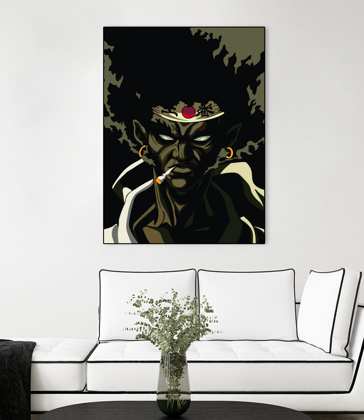 AFRO SAMURAI by Muhamat Azmi Muna on GIANT ART - white character design