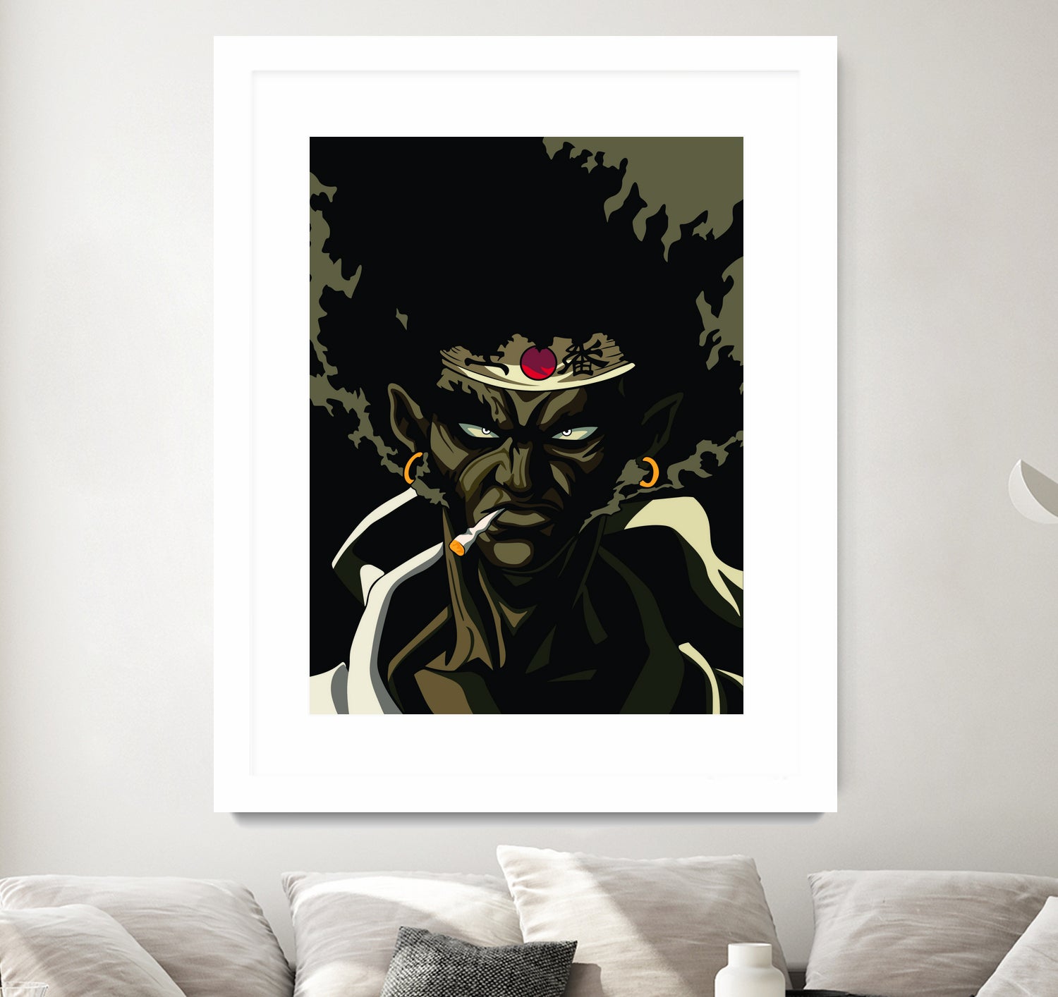 AFRO SAMURAI by Muhamat Azmi Muna on GIANT ART - white character design