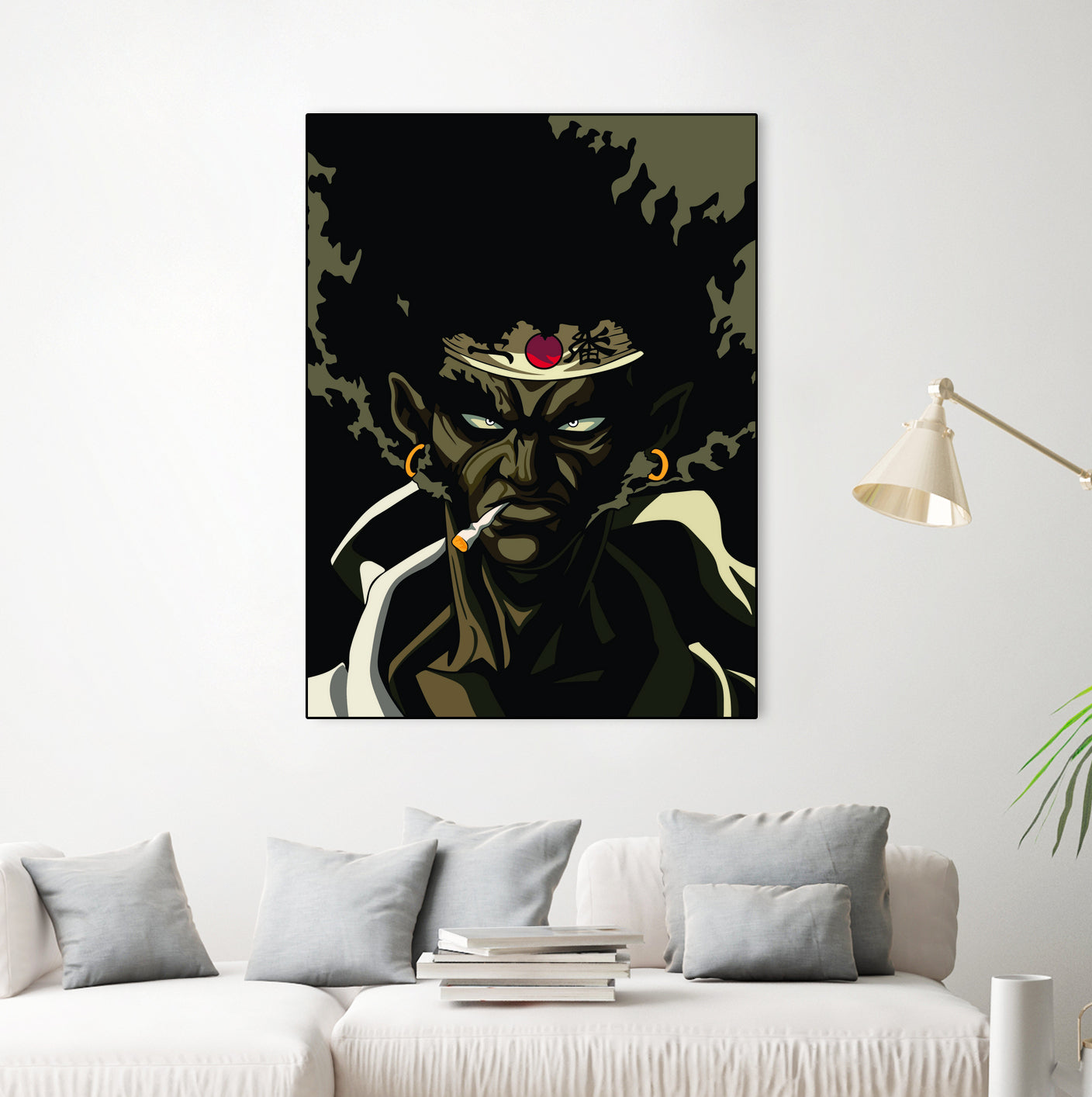 AFRO SAMURAI by Muhamat Azmi Muna on GIANT ART - white character design