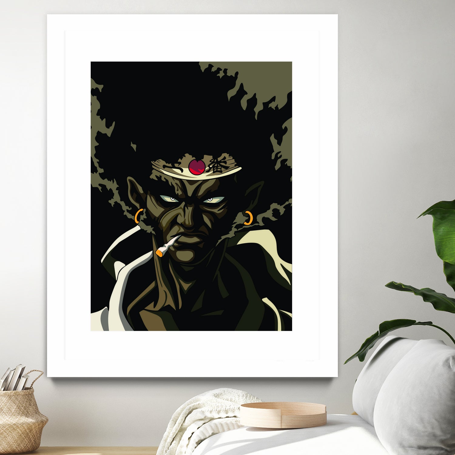 AFRO SAMURAI by Muhamat Azmi Muna on GIANT ART - white character design