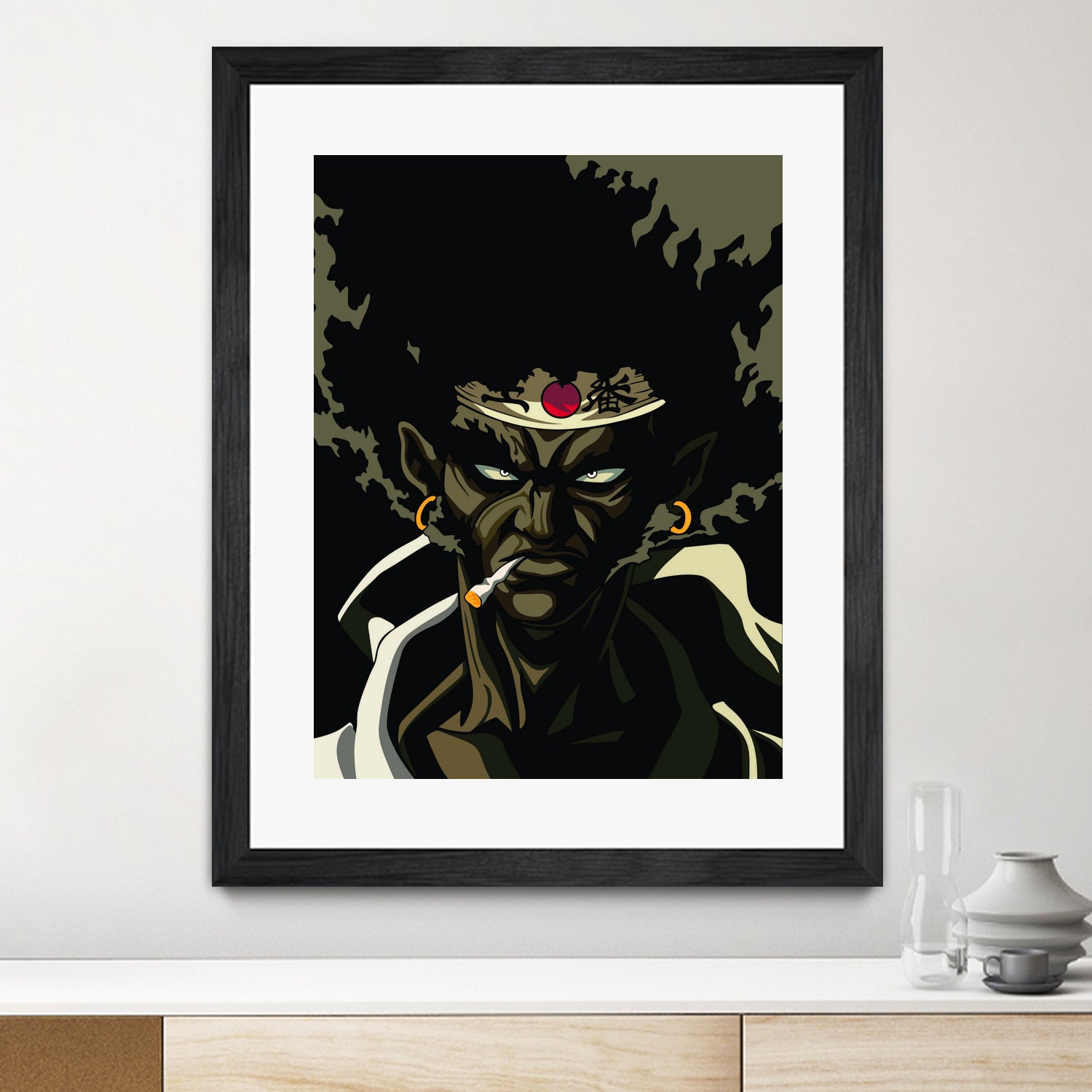 AFRO SAMURAI by Muhamat Azmi Muna on GIANT ART - white character design