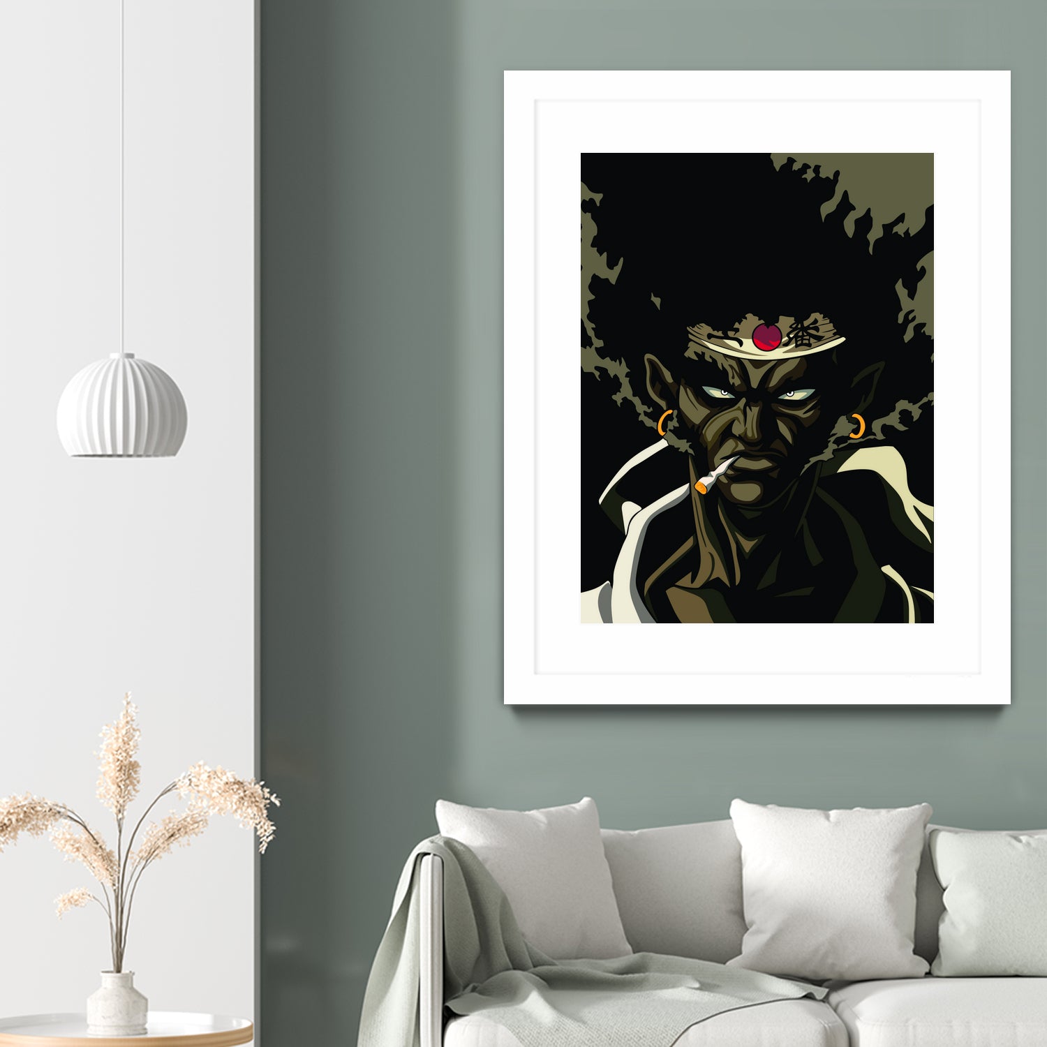 AFRO SAMURAI by Muhamat Azmi Muna on GIANT ART - white character design