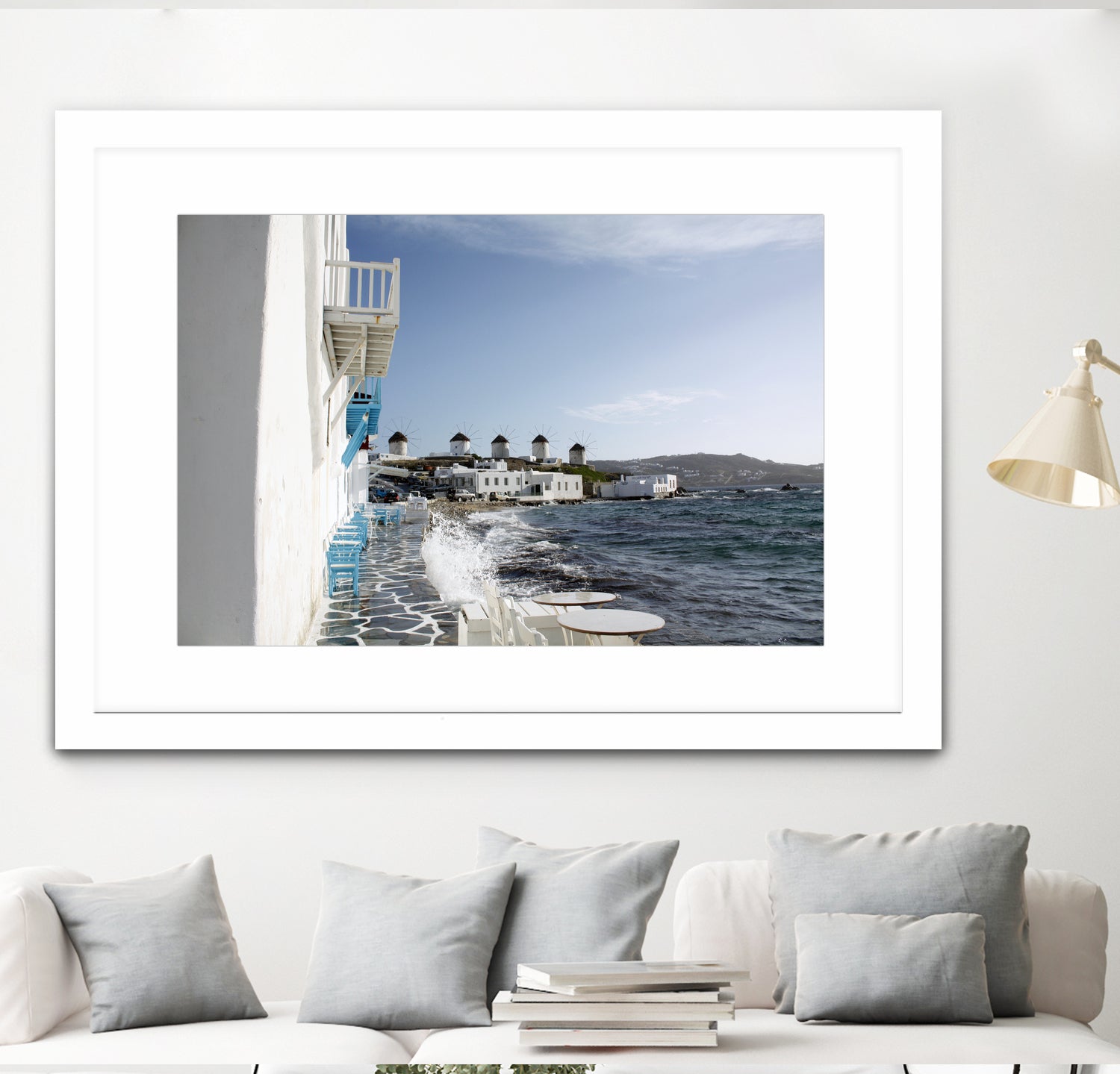 Mykonos by Angeliki Antimisari on GIANT ART - blue photo manipulation